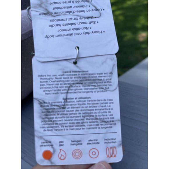 Master Class Cookware Casserole/Pot  11 inch With Lid Qt Lavender Speckled NEW! - Picture 4 of 11